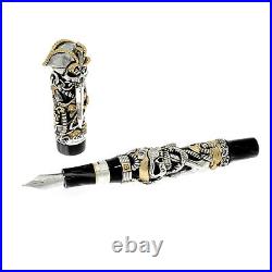 Montegrappa Pirates Limited Edition Sterling Silver Fountain Pen (F) ISCUP2SC