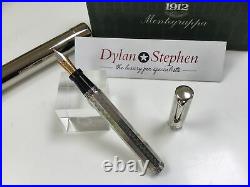 Montegrappa Reminiscence 925 sterling silver fountain pen 18K F = fine nib
