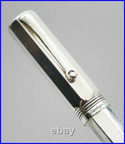 Montegrappa Reminiscence Sterling Silver Fountain Pen 18k Broad Nib