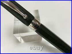 Montegrappa Symphony green celluloid and sterling silver fountain pen