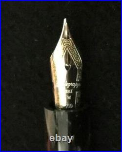 Montegrappa THE DRAGON Fountain Pen Sterling Silver, Mint in Original Box