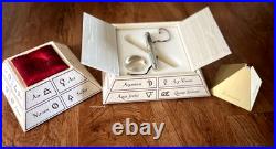 Montegrappa The Alchemist Sterling Silver Aqua Rollerball Pen, ISAKNRSW, NIB