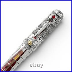 Montegrappa The Alchemist Sterling Silver Ignis Rollerball Pen (0047) NIB