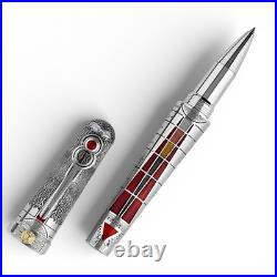 Montegrappa The Alchemist Sterling Silver Ignis Rollerball Pen (0047) NIB