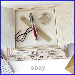 Montegrappa The Alchemist Sterling Silver Ignis Rollerball Pen (0047) NIB