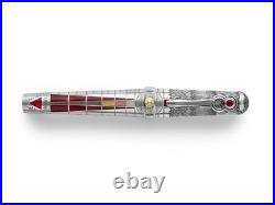 Montegrappa The Alchemist Sterling Silver Ignis Rollerball Pen, ISAKNRSF, NIB