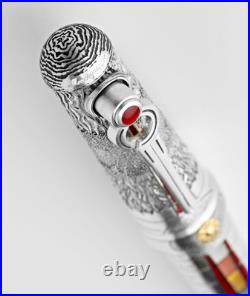 Montegrappa The Alchemist Sterling Silver Ignis Rollerball Pen, ISAKNRSF, NIB
