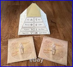 Montegrappa The Alchemist Sterling Silver Ignis Rollerball Pen, ISAKNRSF, NIB