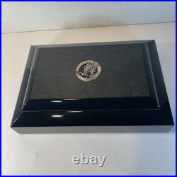 Montegrappa The Dragon Fountain Pen 1738/1912 Sterling Silver with Box COA