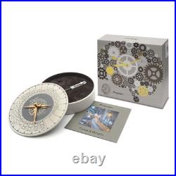 Montegrappa Time & Brain Limited Edition Sterling Silver Rollerball Pen ISTNNRSE