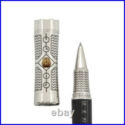 Montegrappa Time & Brain Limited Edition Sterling Silver Rollerball Pen ISTNNRSE