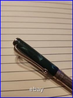 Montegrappa Vintage Ballpoint pen In Great Condition Very Beautiful Marble Look