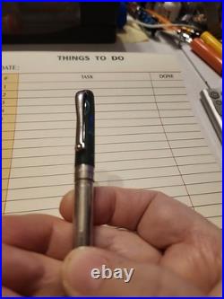 Montegrappa Vintage Ballpoint pen In Great Condition Very Beautiful Marble Look