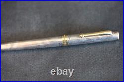 Montegrappa Vintage Sterling Silver 1055 VI Ballpoint Pen RARE