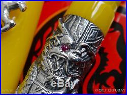 Montegrappa Yellow Millennium Dragon 2000 Sterling Silver Limited Edition 366 M