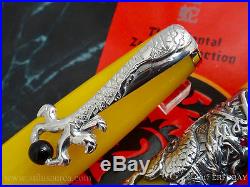 Montegrappa Yellow Millennium Dragon 2000 Sterling Silver Limited Edition 366 M
