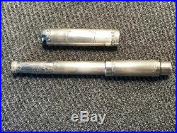 Moore Sterling Silver Safety Fountain Pen Magnificent