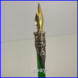 Morra Sterling Glass Dipped Sterling & Crystal Fountain Pen, 7.5in
