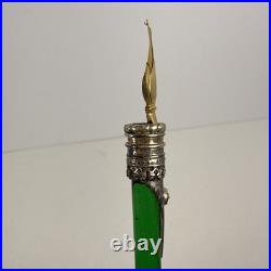 Morra Sterling Glass Dipped Sterling & Crystal Fountain Pen, 7.5in