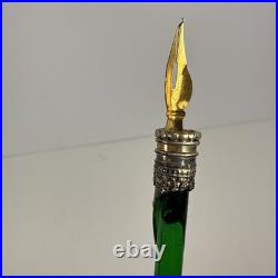 Morra Sterling Glass Dipped Sterling & Crystal Fountain Pen, 7.5in