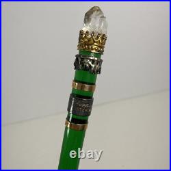 Morra Sterling Glass Dipped Sterling & Crystal Fountain Pen, 7.5in