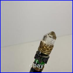 Morra Sterling Glass Dipped Sterling & Crystal Fountain Pen, 7.5in