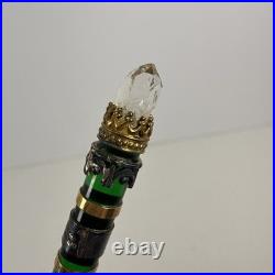 Morra Sterling Glass Dipped Sterling & Crystal Fountain Pen, 7.5in