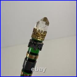 Morra Sterling Glass Dipped Sterling & Crystal Fountain Pen, 7.5in