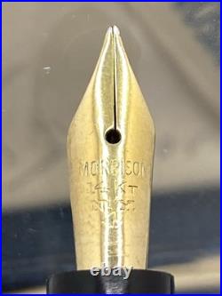 Morrison Sterling Silver Filigree Ring Top Fountain Pen/Pencil Set C 1929