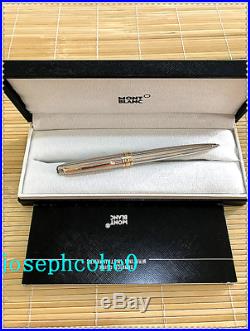 NEW Authentic Montblanc Meisterstuck Sterling Silver Pinstripe BallPoint Pen