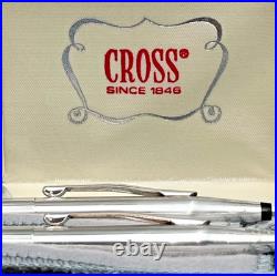 NEW Cross Sterling Silver Ballpoint Pen & Pencil Set #3001? NO ENGRAVING