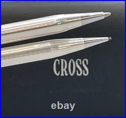 NEW Cross Sterling Silver Ballpoint Pen & Pencil Set #3001? NO ENGRAVING
