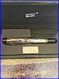 NEW MONTBLANC Karl the Great Charlemagne Patron of Art 4059/4810 18KT F LE