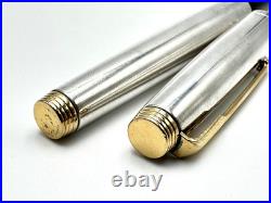 NICE VINTAGE c1970 PARKER 75 SMOOTH STERLING SILVER KEEPSAKE FOUNTAIN PEN 14K F