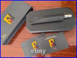 NOS Omas Society LE Sterling Silver Fountain Pen 18k F nib #328/700
