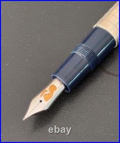 NOS Omas Society LE Sterling Silver Fountain Pen 18k F nib #328/700