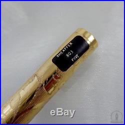 NOS Sheaffer Nostalgia 803 Sterling Silver Fountain Pen Barrel & Cap USA 1992