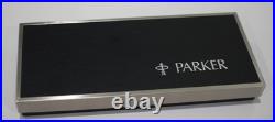 NOS Vintage Parker 75 Cisele Sterling Silver Roller Ball Pen & Ballpoint Pen set
