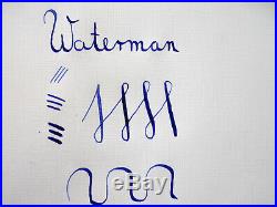 NR MINT WATERMAN 452 1/2 Ideal Sterling silver fountain pen flexible nib