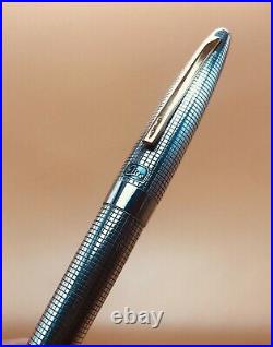 Namiki PILOT Fountain Pen Vintage Custom Elite Sterling Silver Nib Gold 18K