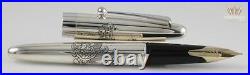 Namiki Sterling Silver Turtle Fountain Pen Beautifully Etched On The Pen Elegant