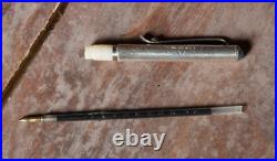 Navajo Sterling Silver Ballpoint Pen Turquoise Stamped Works