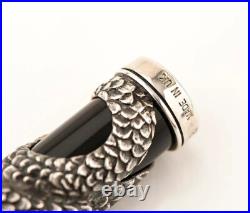 New 1997 Parker Sterling Silver Snake LE xxx/ 5000 Fountain Pen MEDIUM 18k Nib