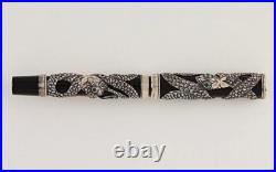 New 1997 Parker Sterling Silver Snake LE xxx/ 5000 Fountain Pen MEDIUM 18k Nib