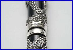 New 1997 Parker Sterling Silver Snake LE xxx/ 5000 Fountain Pen MEDIUM 18k Nib