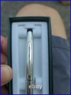 New Cross Ballpoint Pen Century 2 solid Sterling Silver! . 925