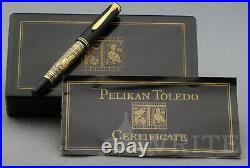 New! Fountain Pen Pelikan Toledo M 700 Nib M Wiht Box & Papers