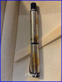 New Montegrappa Gea 2001 Limited Edition Sterling Silver 18K M Nib Fountain Pen