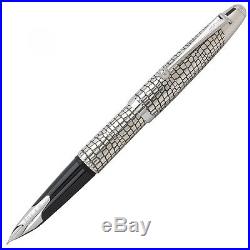 New Pilot Namiki Fountain Pen Silvern Sterling Silver ISHI-DATAMI 18K Nib F, M
