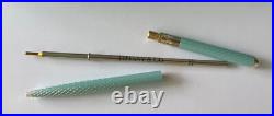 New Tiffany & Co. Sterling Silver Blue Enamel 4 3/4 Purse Ballpoint Ink Pen (Z)
